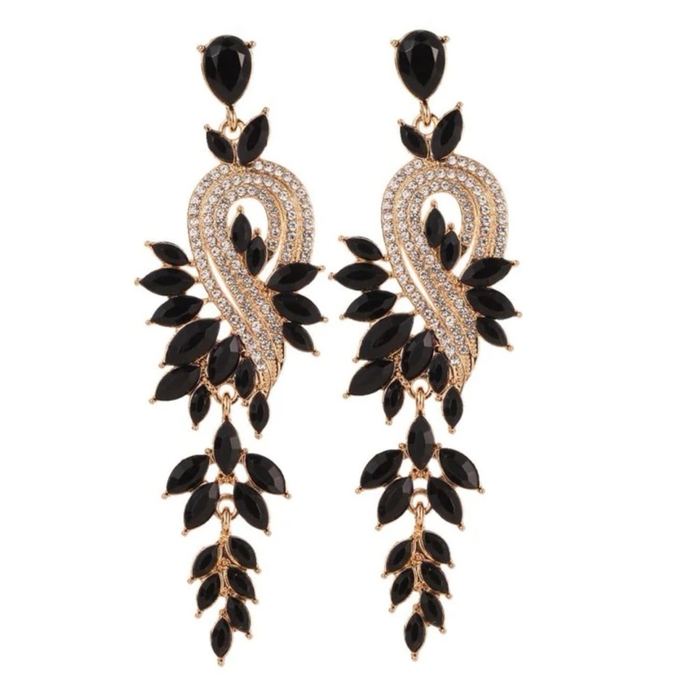 Decorative Dangles -Black/Gold
